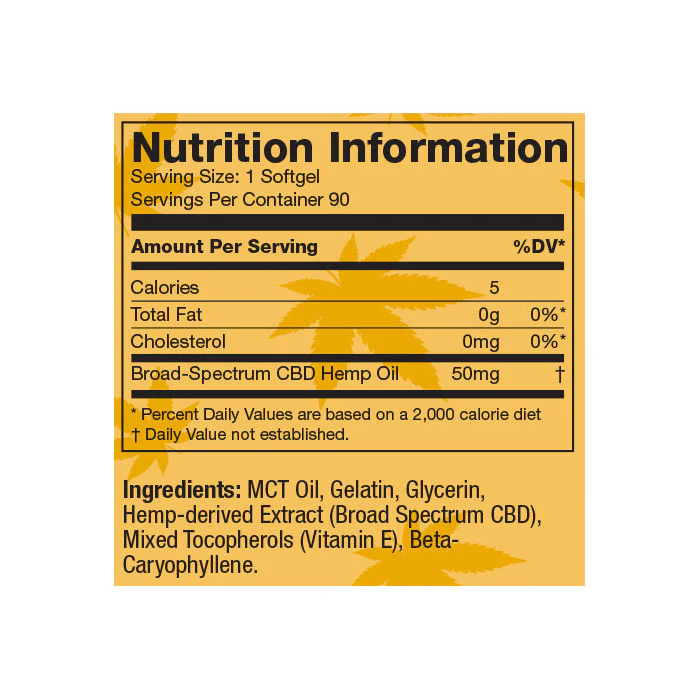 Broad-Spectrum CBD Softgels - Image 9